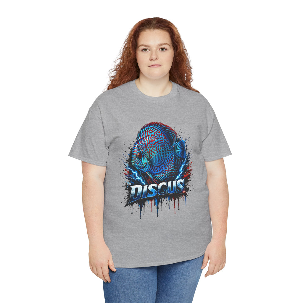 Discus Fish Graphic Tee - Vibrant Aquarium Fish Shirt