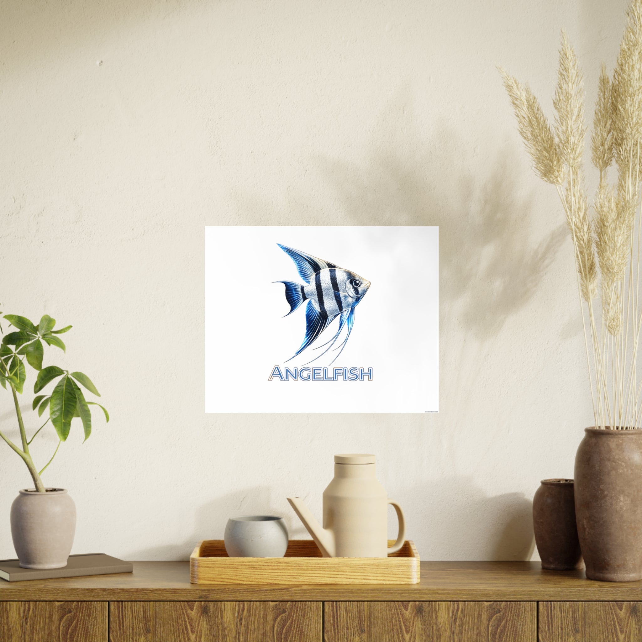 Angelfish – Premium Satin Photo Art Poster