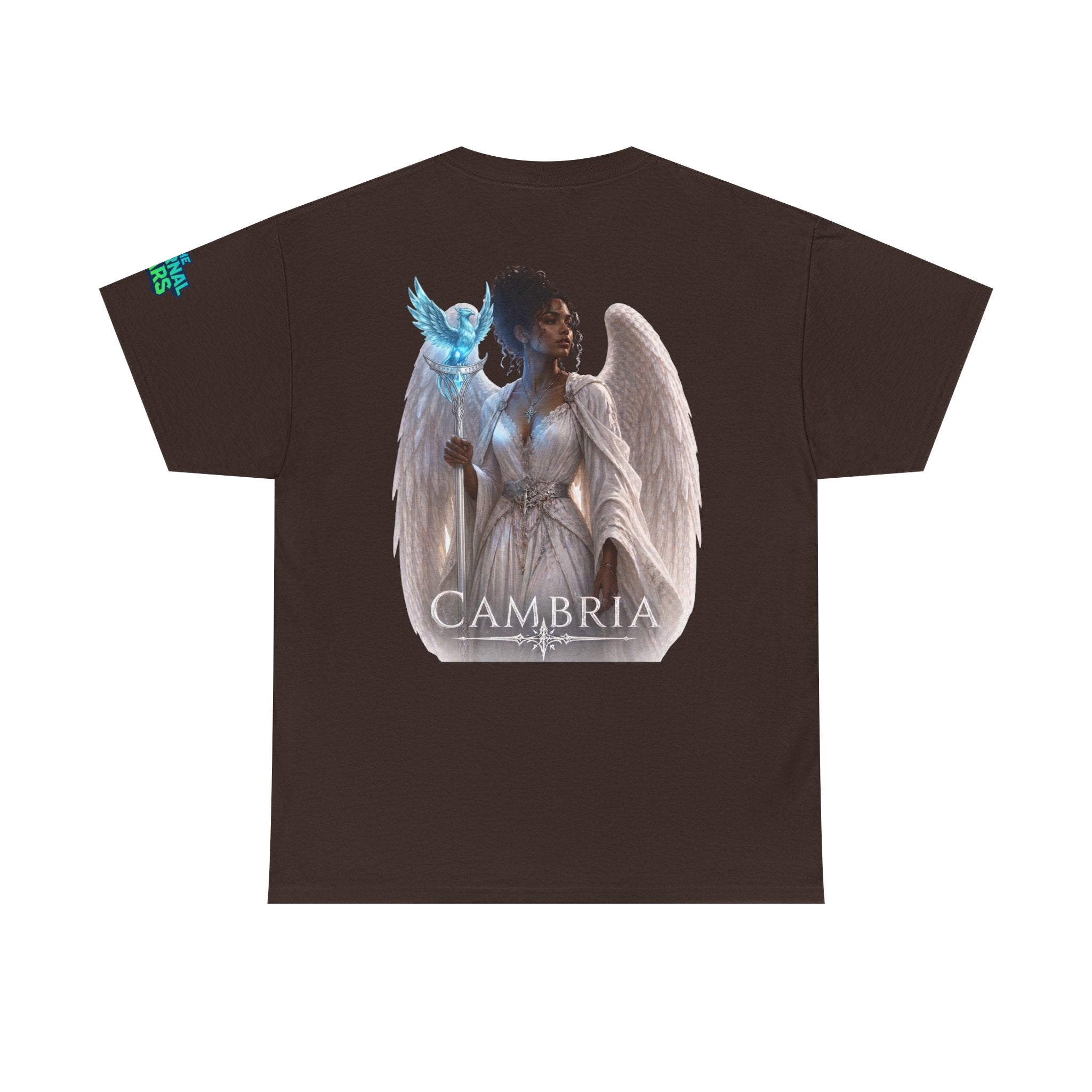 The Eternal Wars Graphic Tee – "Cambria" Winged Warrior Shirt