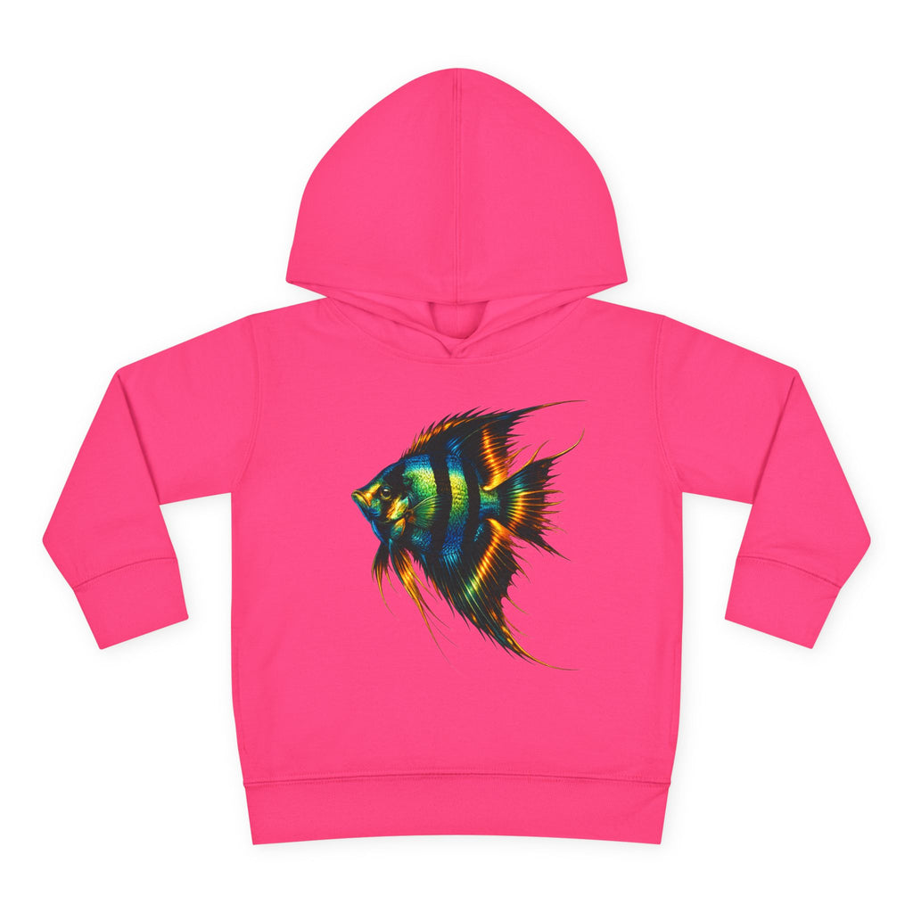 Toddler Hoodie with Colorful Angelfish Graphic