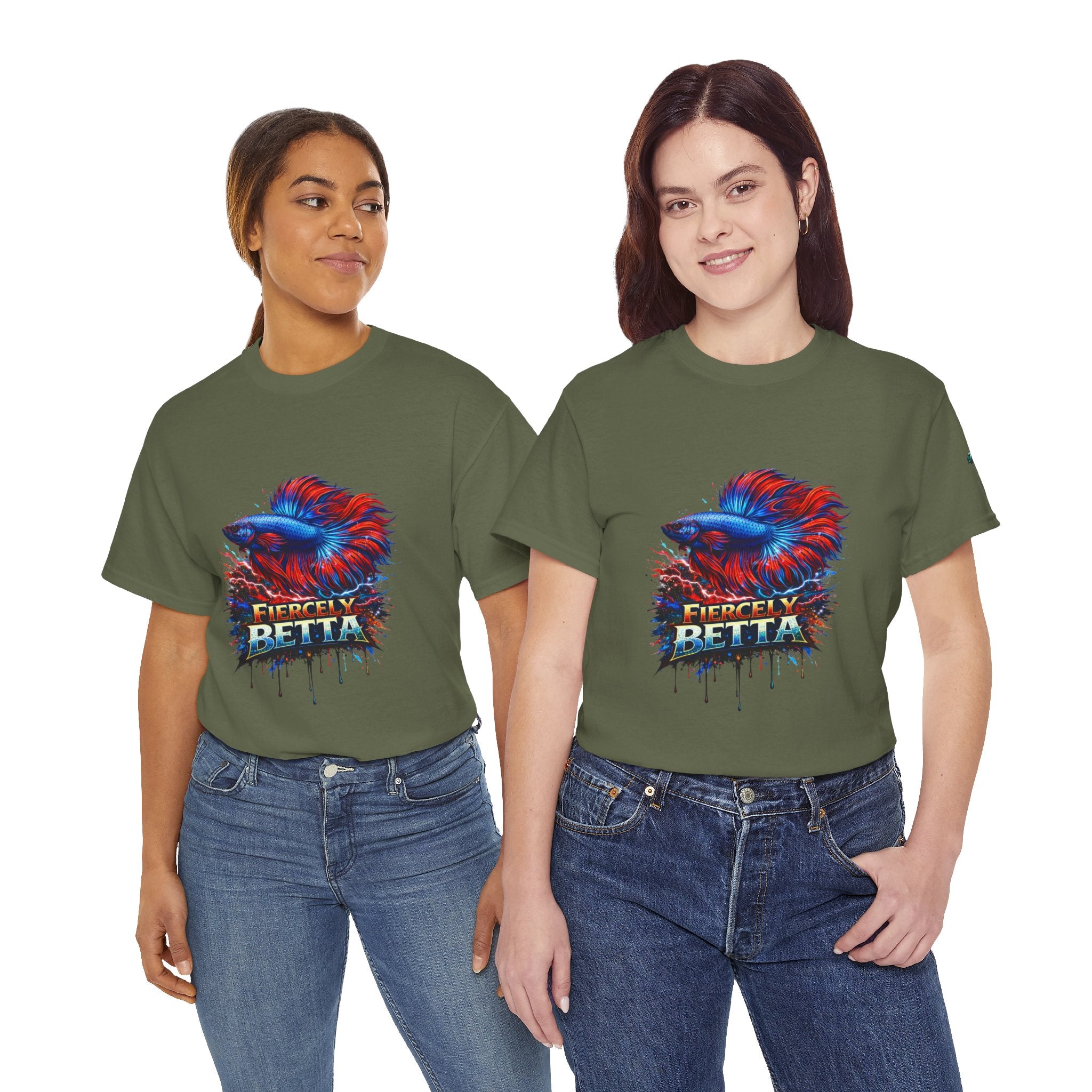 Betta Fish T-Shirt — Fiercely Betta Colorful Aquarium Fish Tee