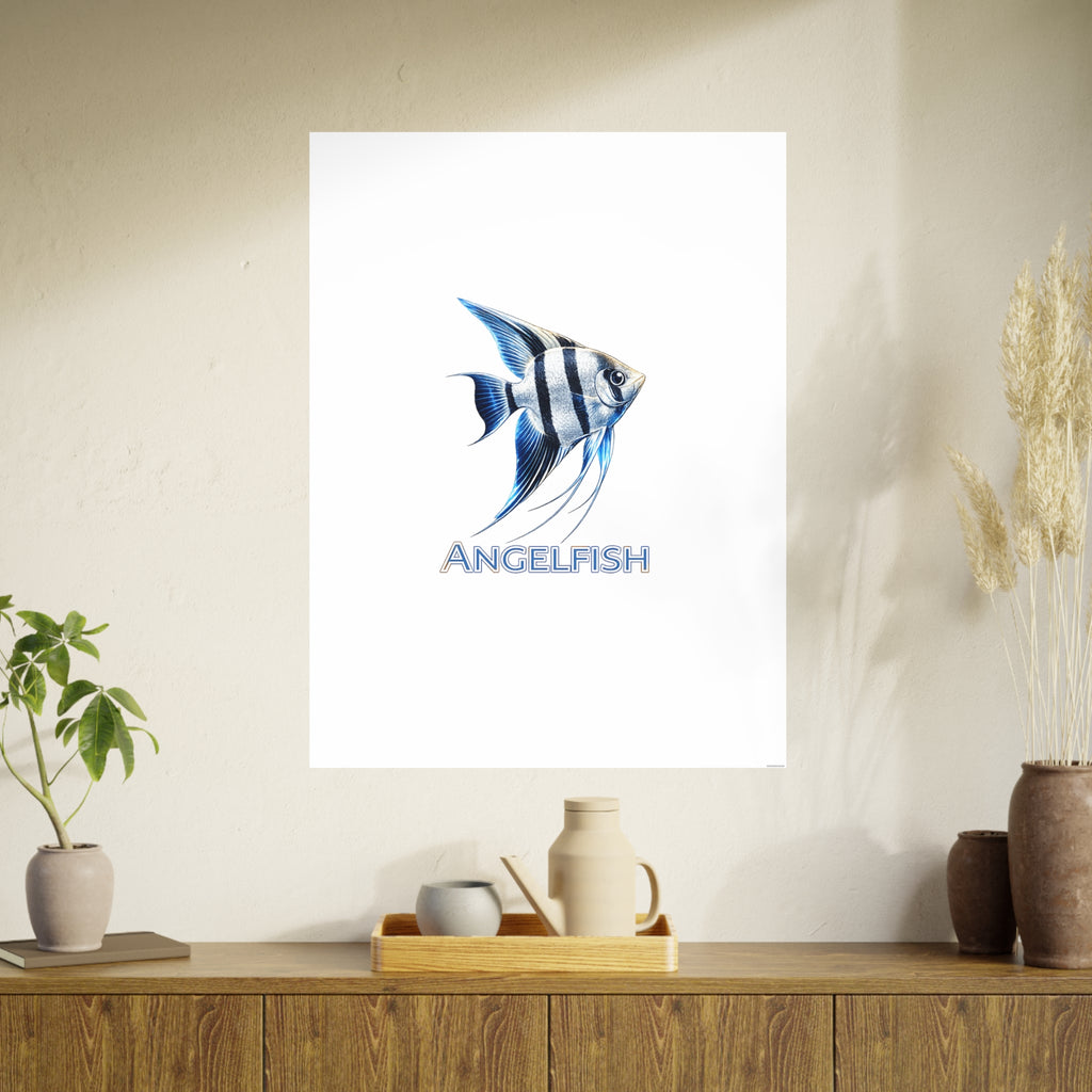 Angelfish – Premium Satin Photo Art Poster
