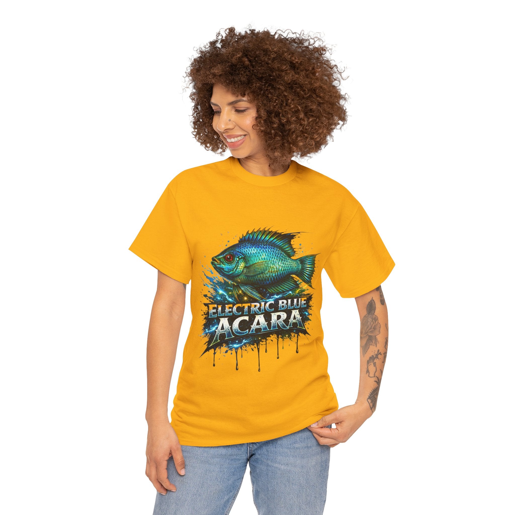 Electric Blue Acara – Premium Graphic Tee