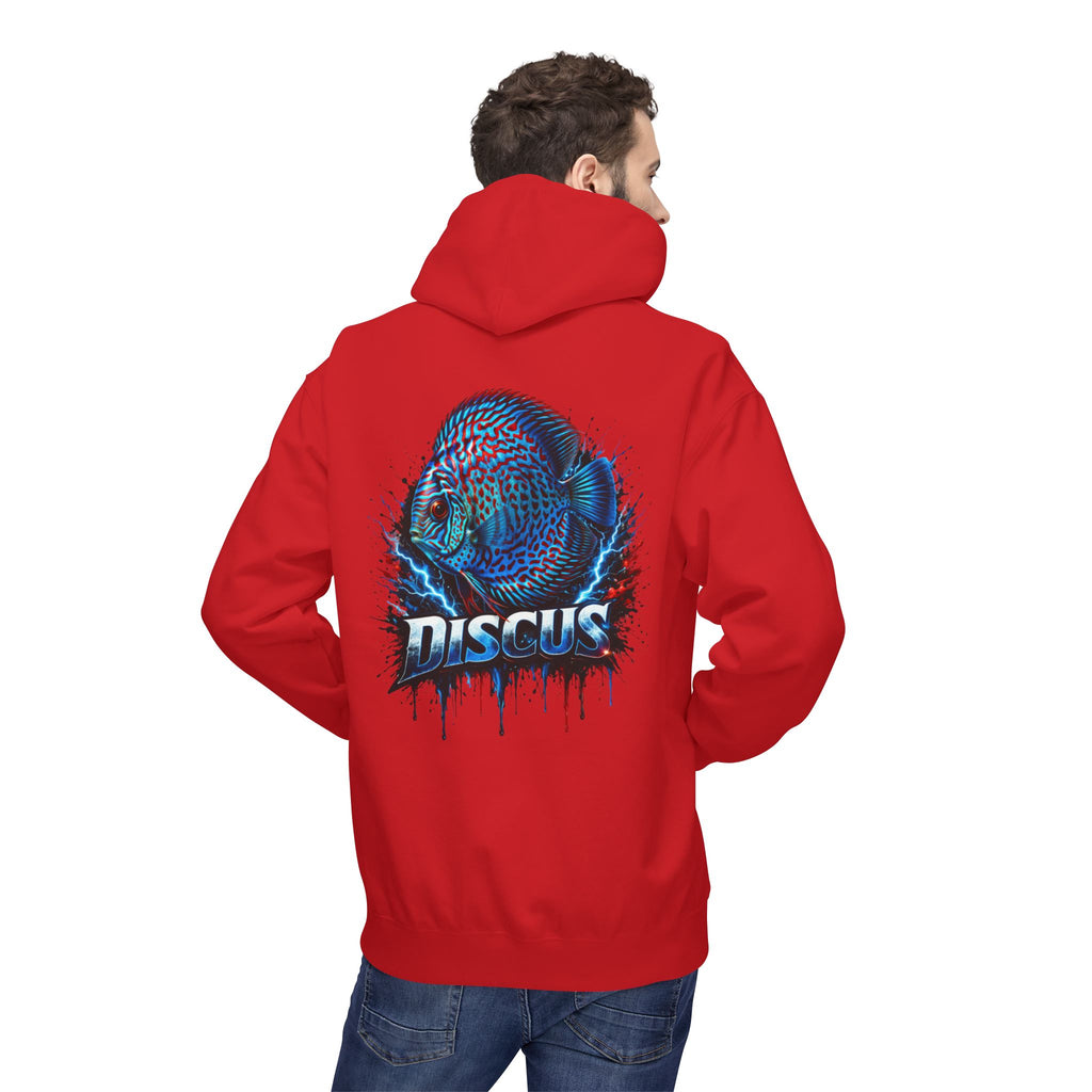 Discus Fish Hoodie — Vibrant Aquarium Graphic Pullover