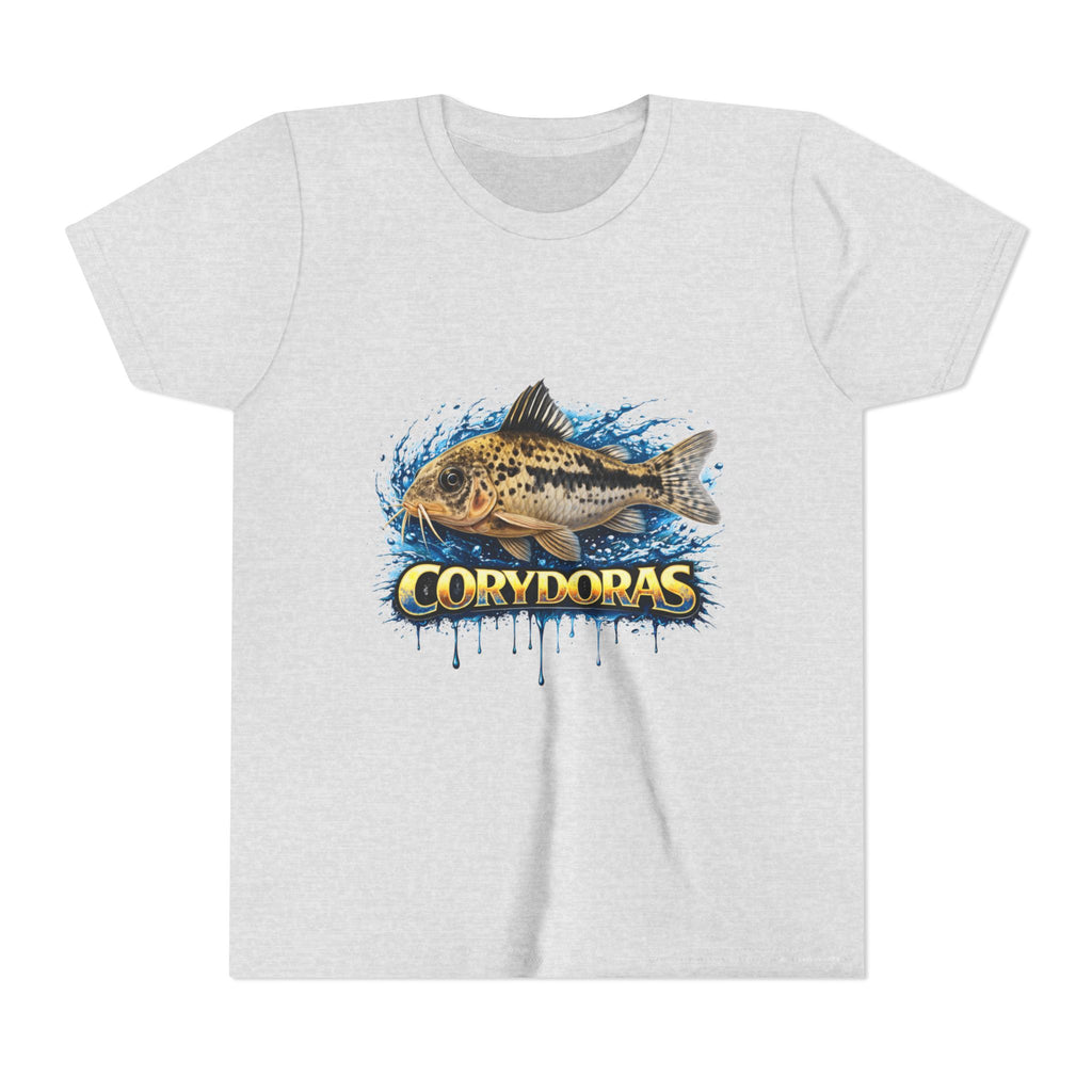 Corydoras Fish Youth Tee – Cute Aquarium Catfish Graphic Shirt