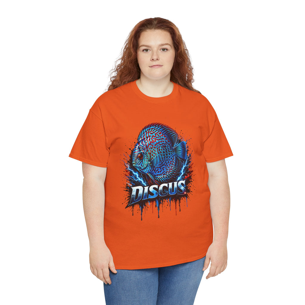 Discus Fish Graphic Tee - Vibrant Aquarium Fish Shirt