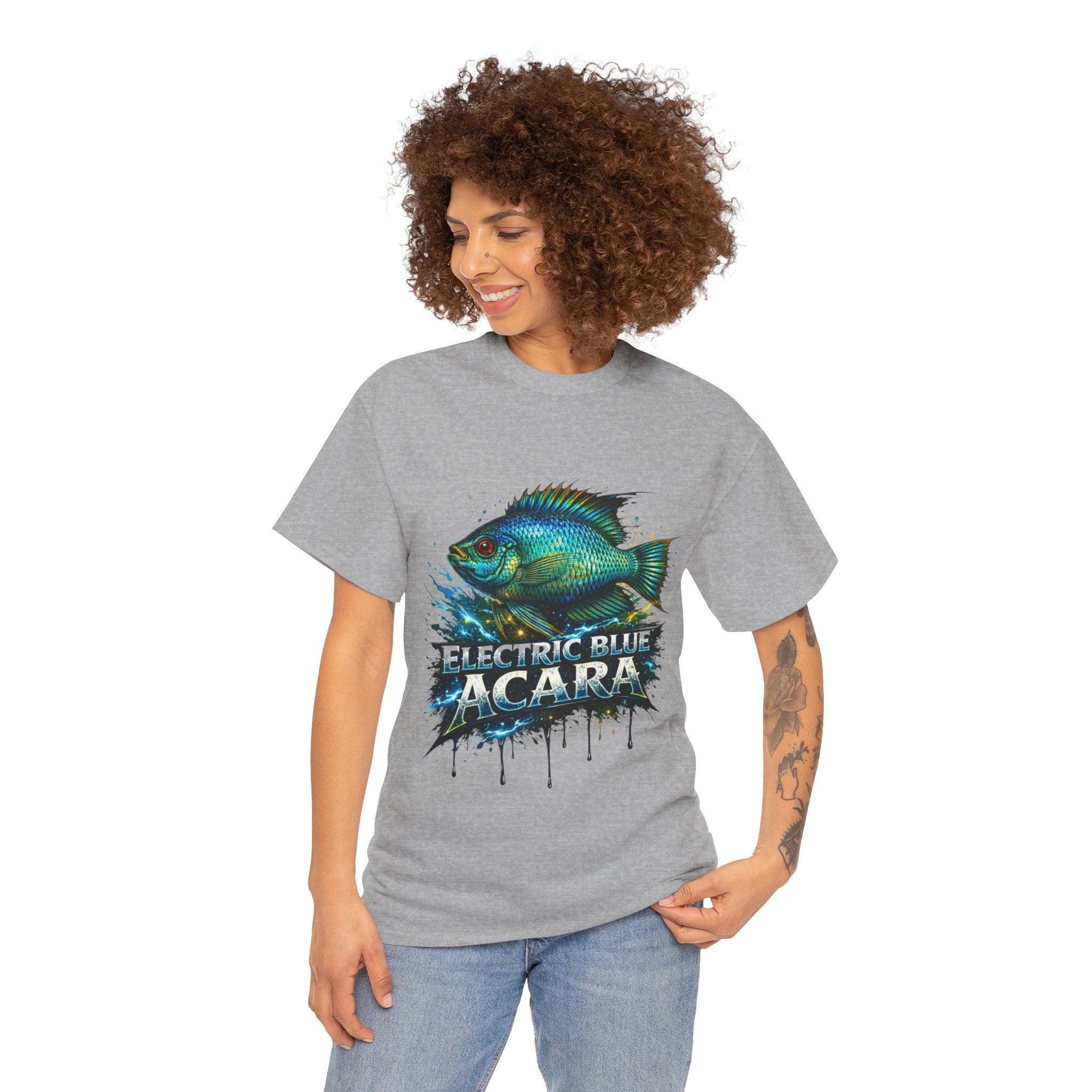 Electric Blue Acara – Premium Graphic Tee