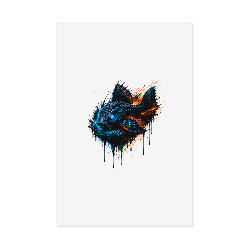 Armored Pleco – Premium Uncoated Matte Poster L-185