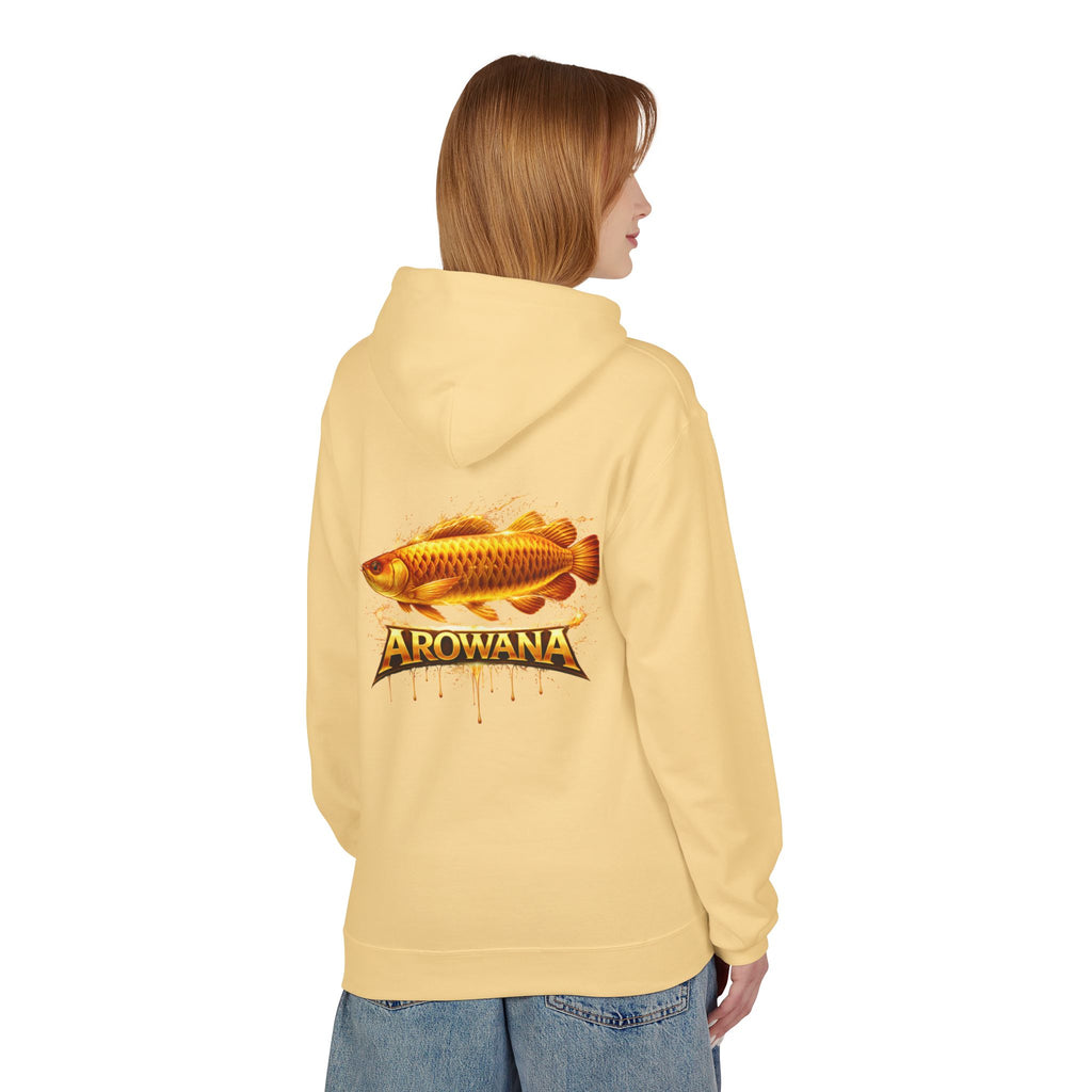 Arowana Fish Graphic Hoodie – Golden Arowana Design