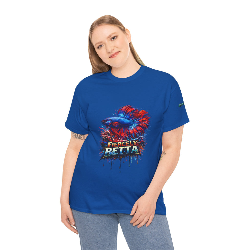Betta Fish T-Shirt — Fiercely Betta Colorful Aquarium Fish Tee