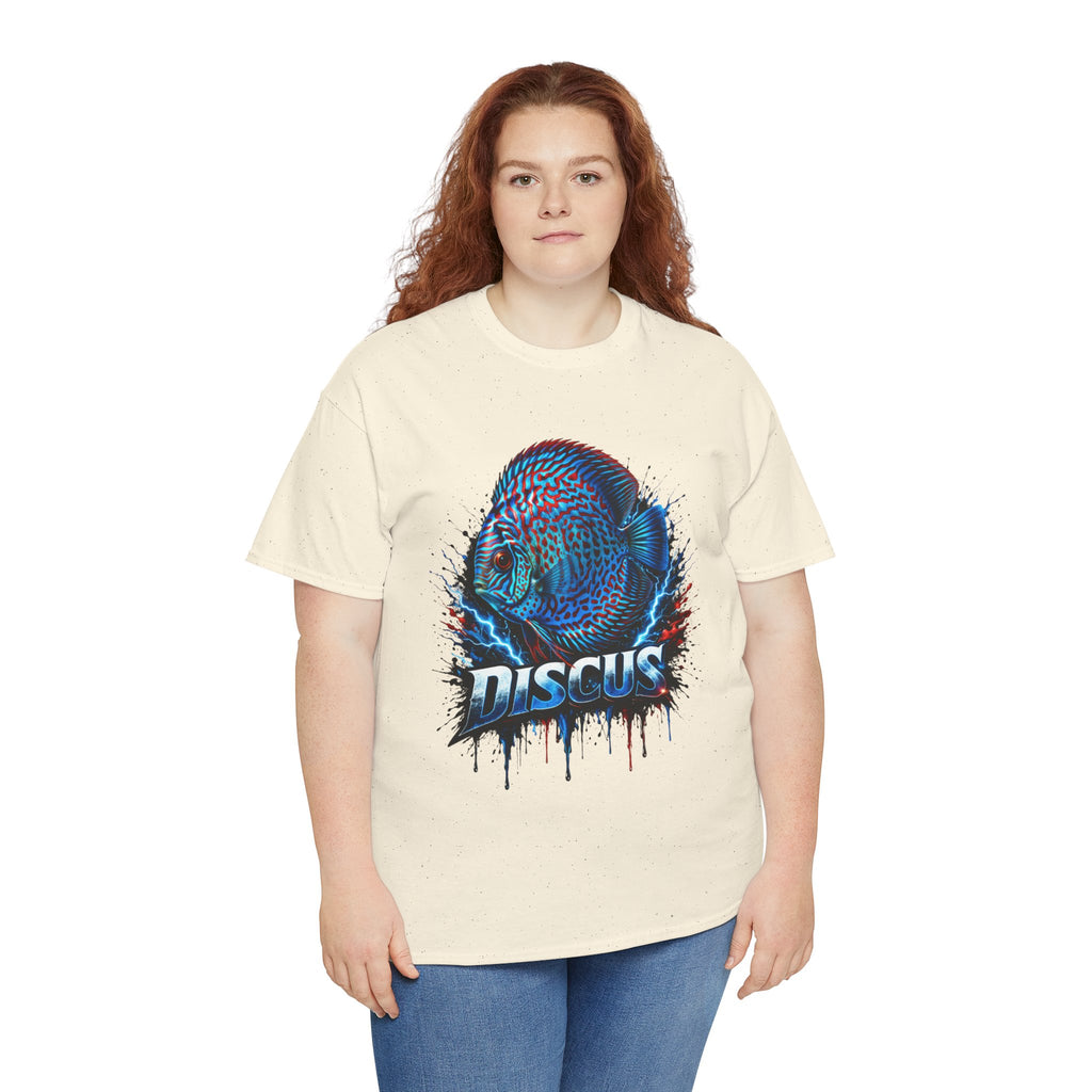 Discus Fish Graphic Tee - Vibrant Aquarium Fish Shirt