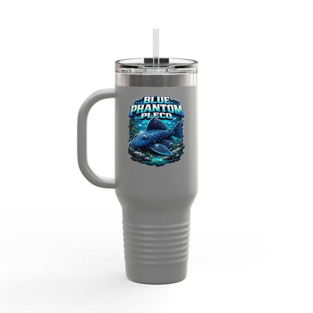 Blue Phantom Pleco L-128 – 40oz Premium Insulated Travel Mug, 40oz