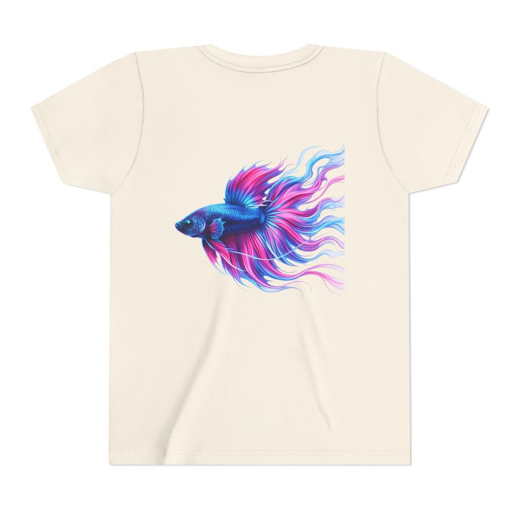 Youth Tee - Colorful Betta Fish Graphic Shirt