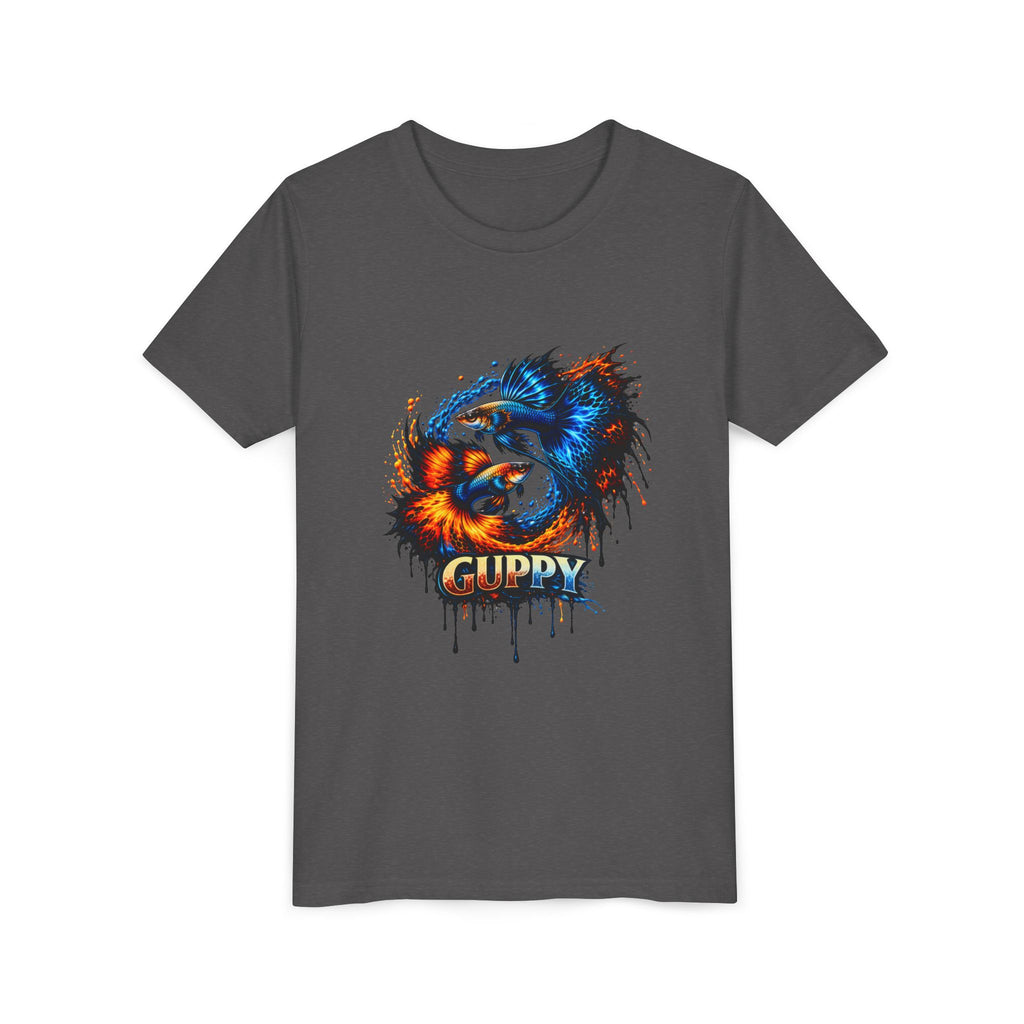 Fire & Ice Guppy – Youth "Neon Flare" Premium Tee