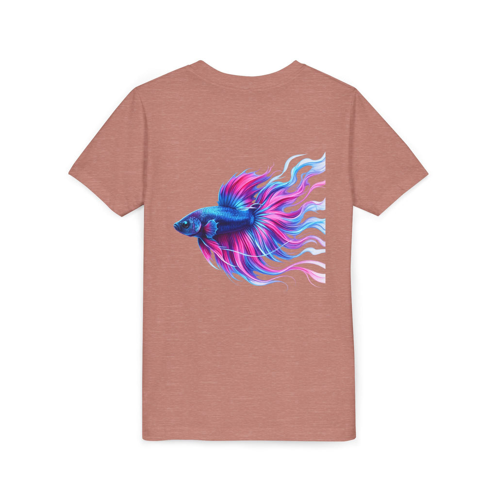 Youth Tee - Colorful Betta Fish Graphic Shirt
