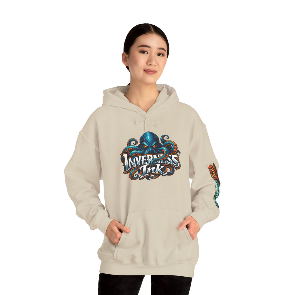 Electric Paint Betta — Artisan Series Hoodie — Inverness Ink Graphic Pullover