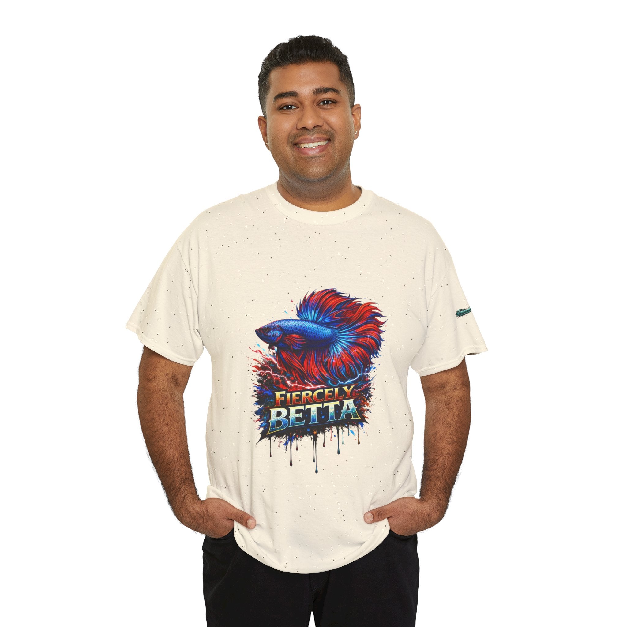 Betta Fish T-Shirt — Fiercely Betta Colorful Aquarium Fish Tee