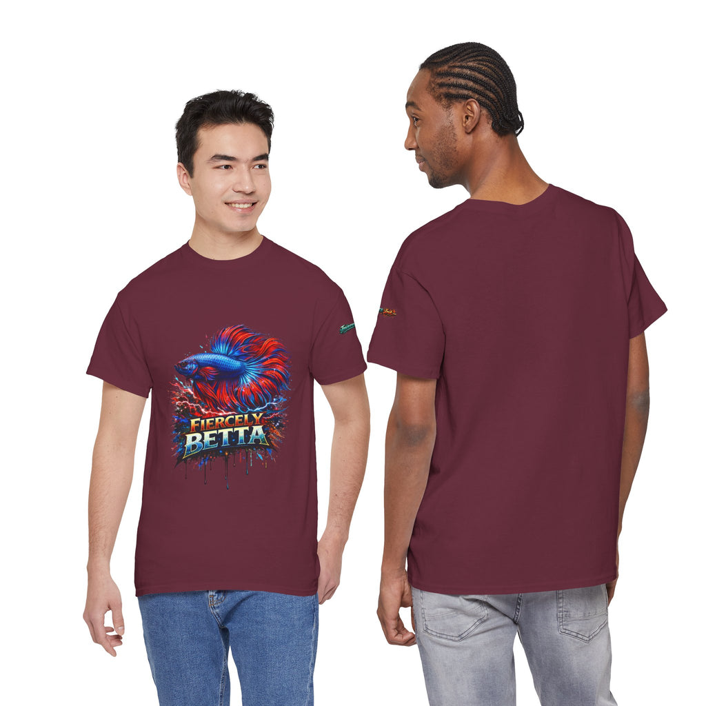 Betta Fish T-Shirt — Fiercely Betta Colorful Aquarium Fish Tee