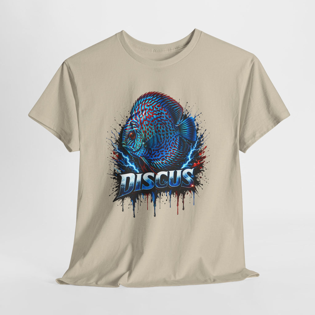 Discus Fish Graphic Tee - Vibrant Aquarium Fish Shirt