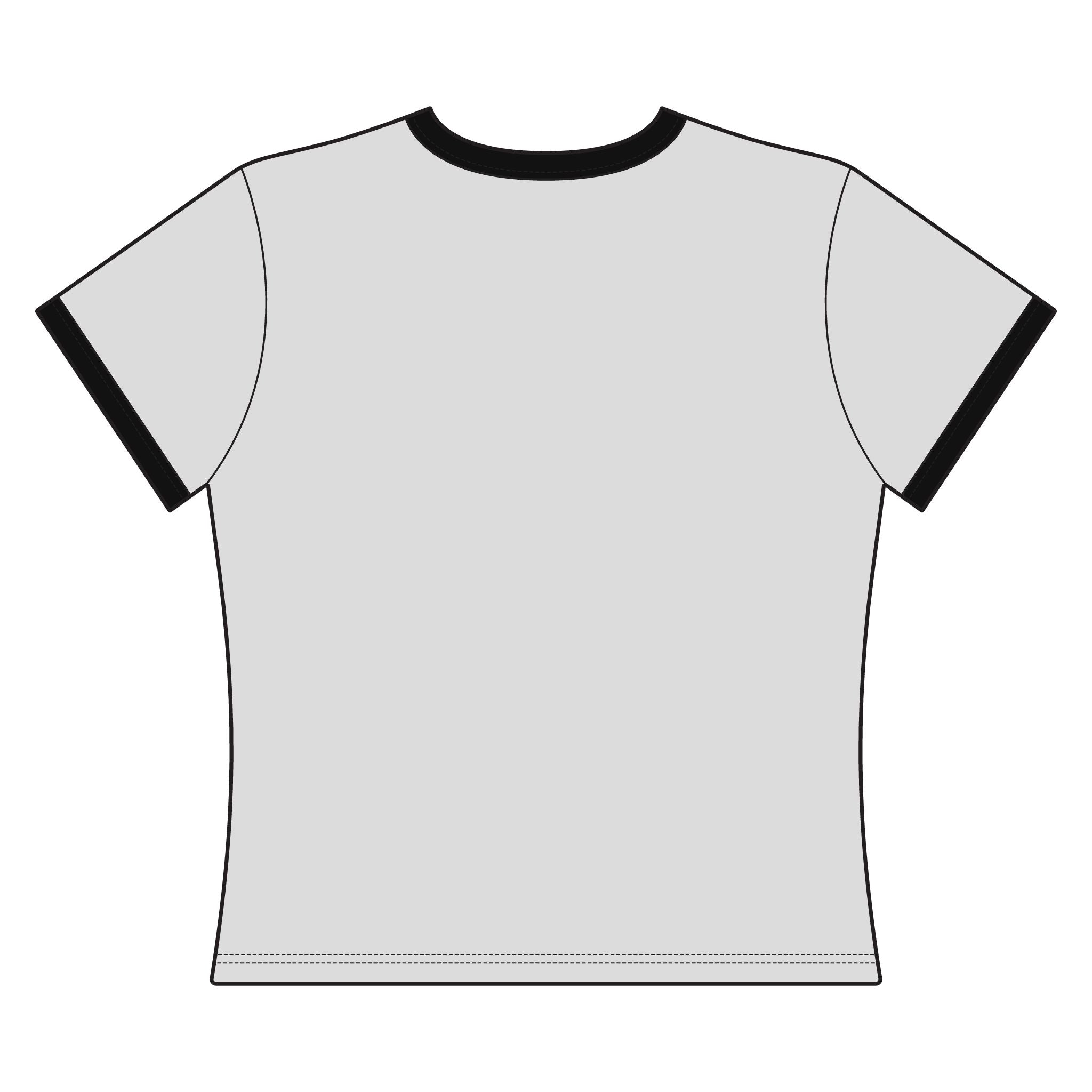 Electric Blue Acara Ringer Tee