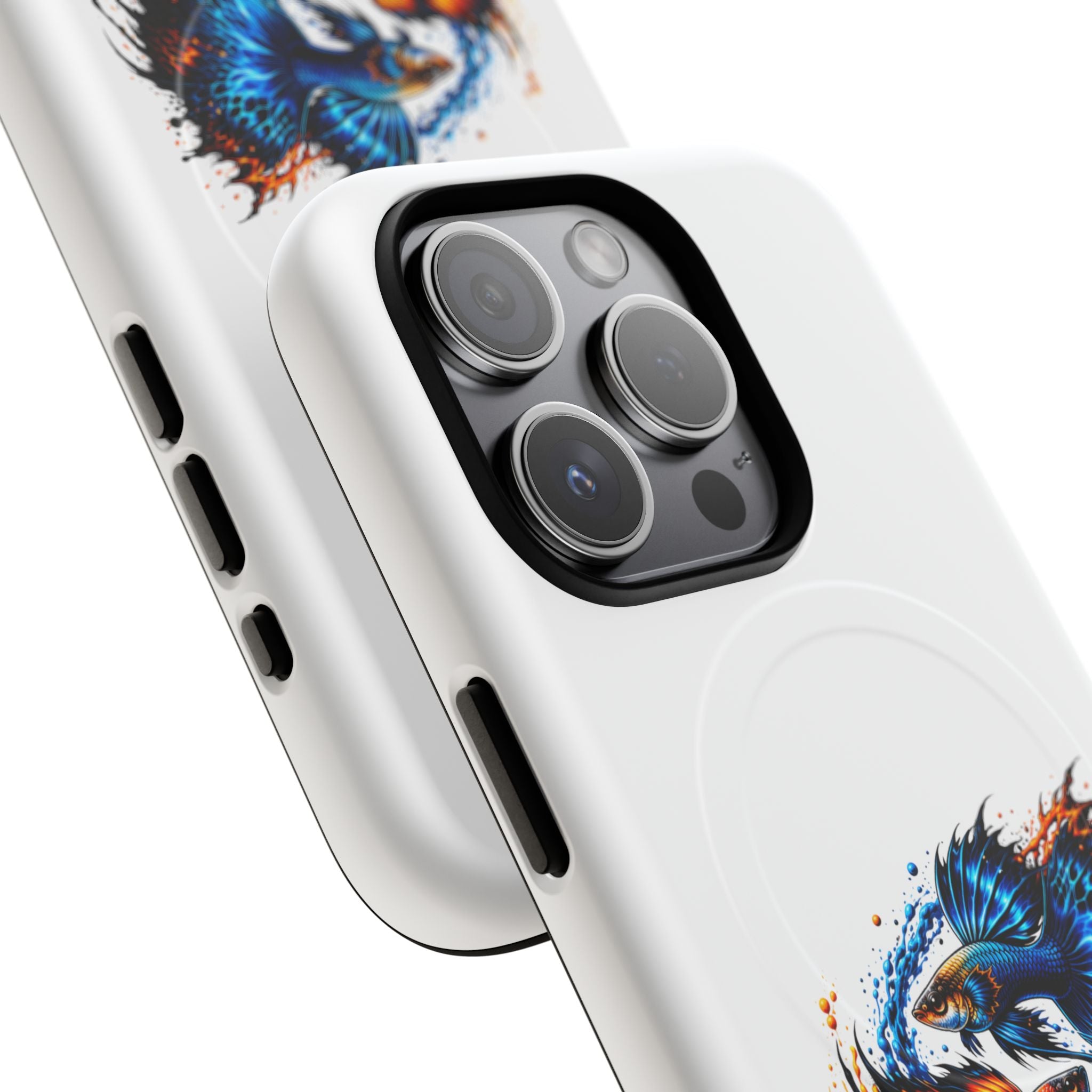 Fire & Ice Guppy – "Neon Flare" Magnetic Impact Case