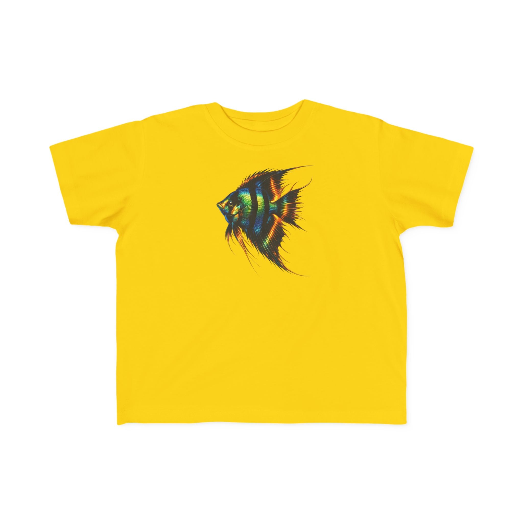 Toddler Fish Tee — Colorful Angelfish Graphic Kids Shirt