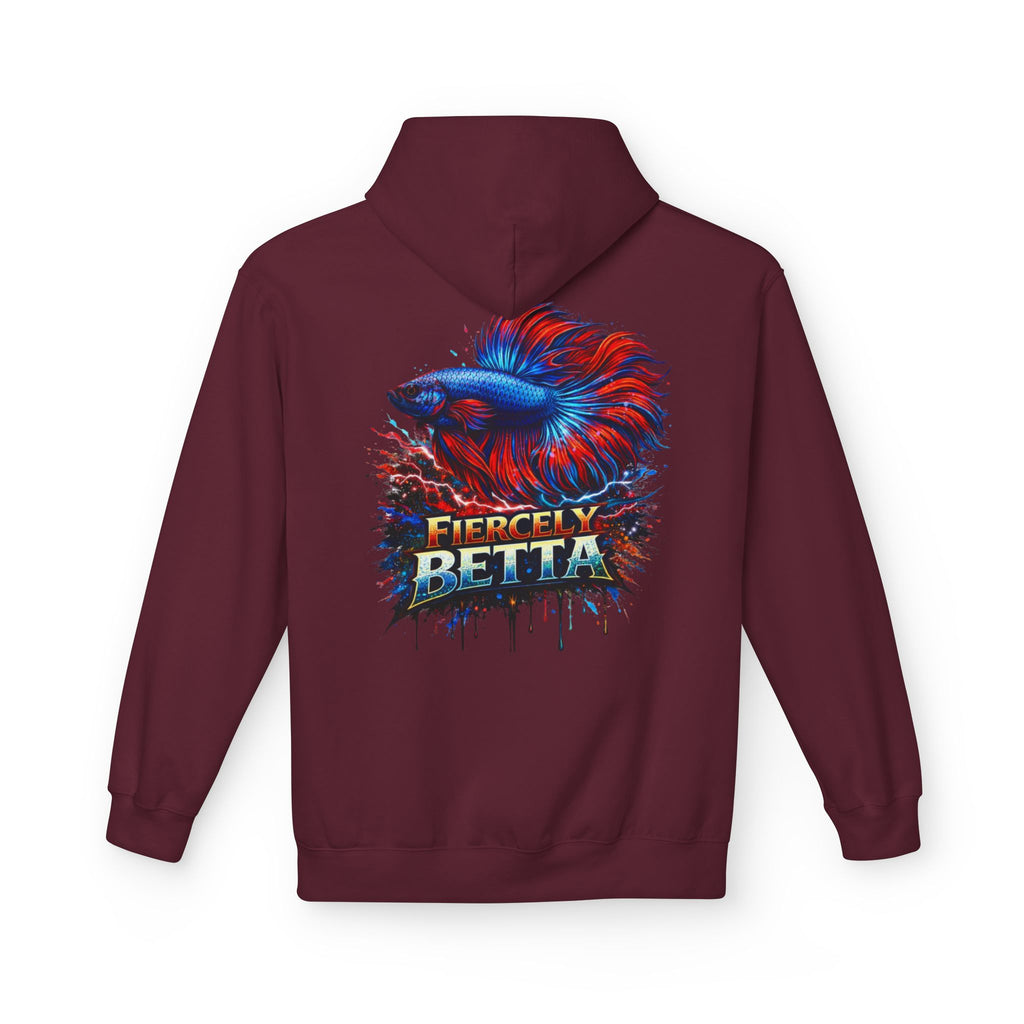 Fiercely Betta Hoodie – Colorful Betta Fish Graphic Pullover