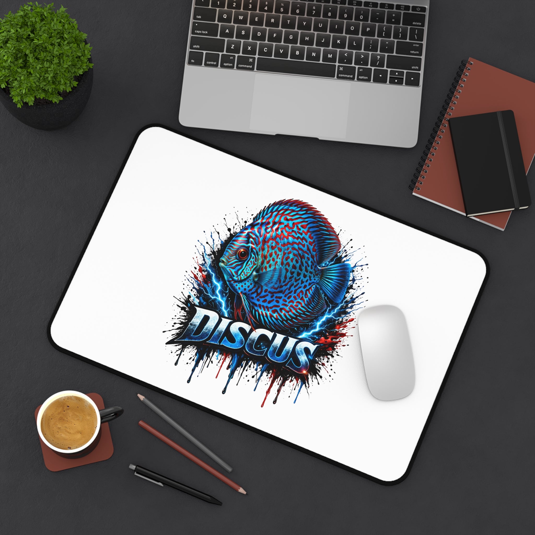 Electric Discus – Premium "Lightning" Desk Mat