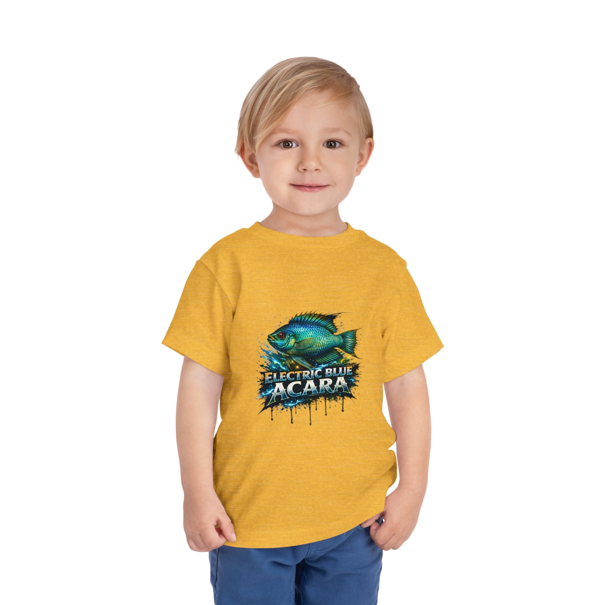 Electric Blue Acara – Toddler Graphic Tee