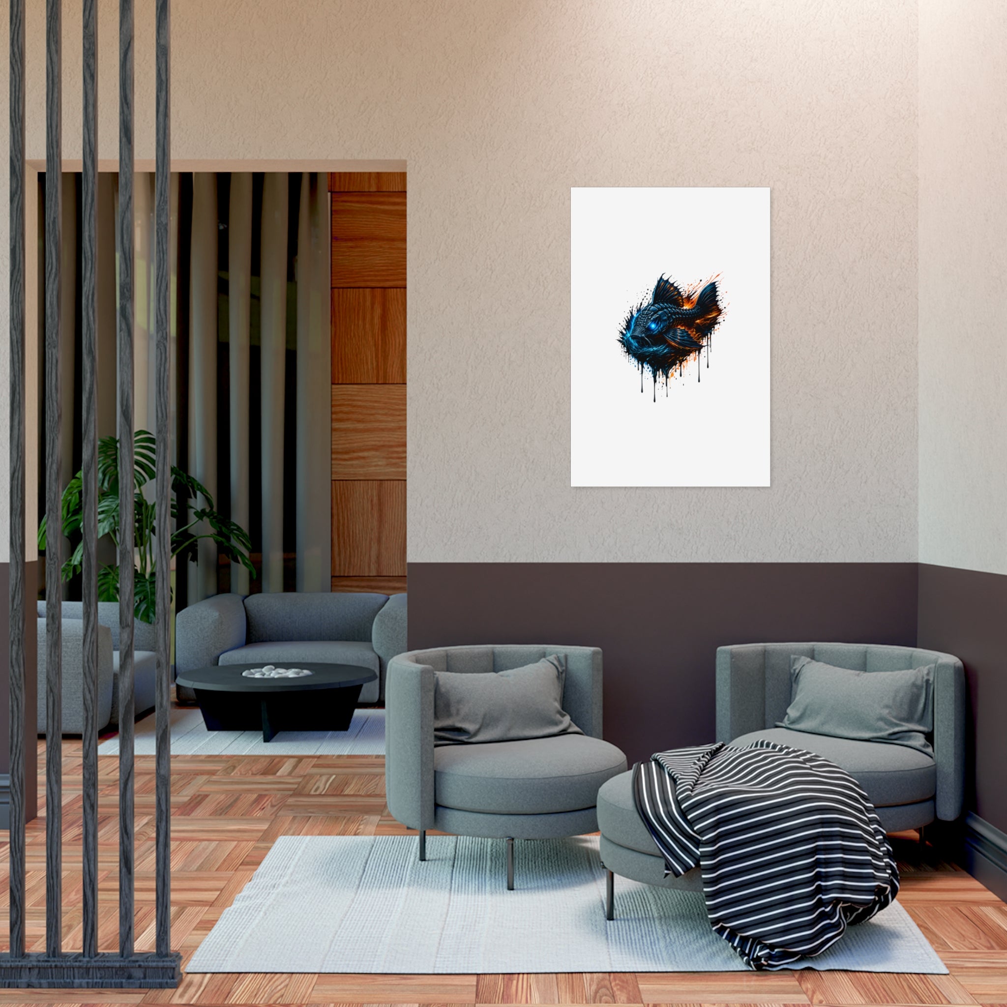 Armored Pleco – Premium Uncoated Matte Poster L-185