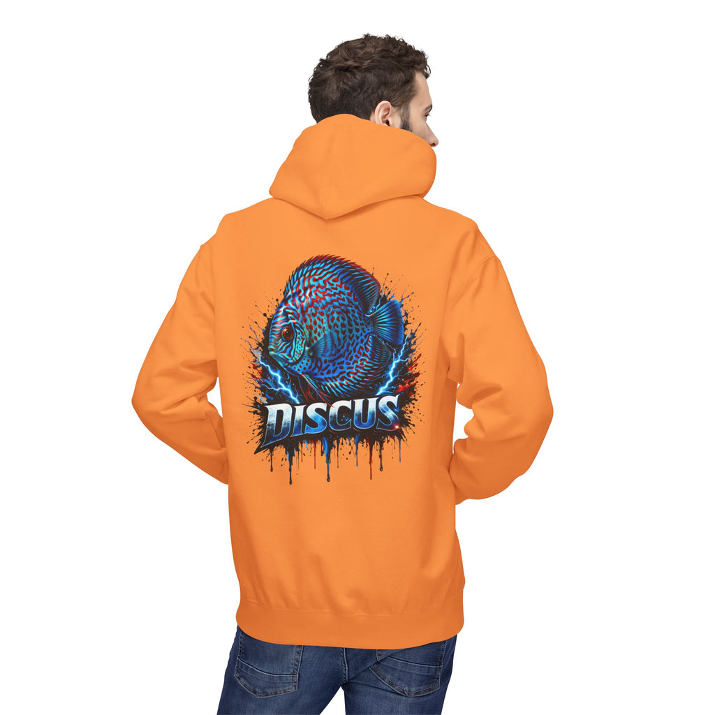 Discus Fish Hoodie — Vibrant Aquarium Graphic Pullover