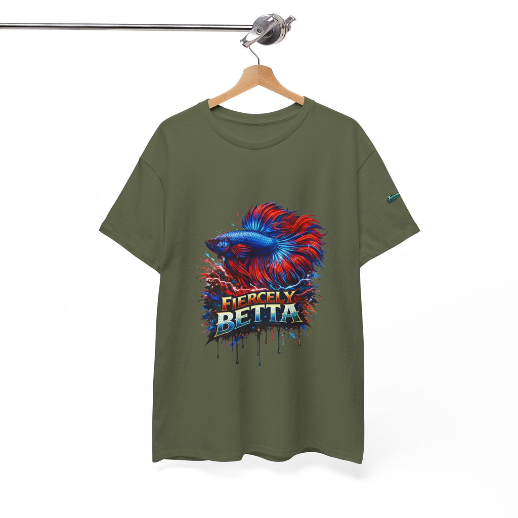 Betta Fish T-Shirt — Fiercely Betta Colorful Aquarium Fish Tee