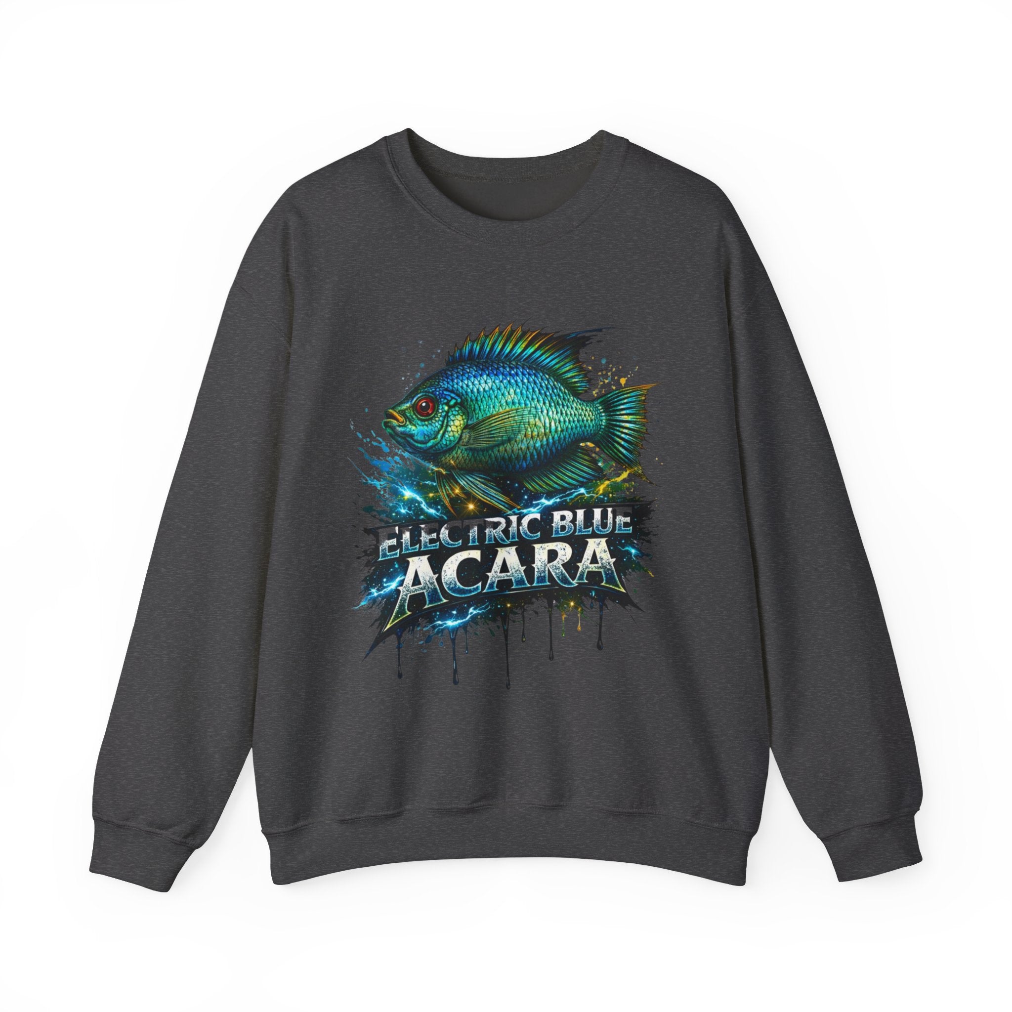 Electric Blue Acara – Heavy Blend™ Crewneck Sweatshirt