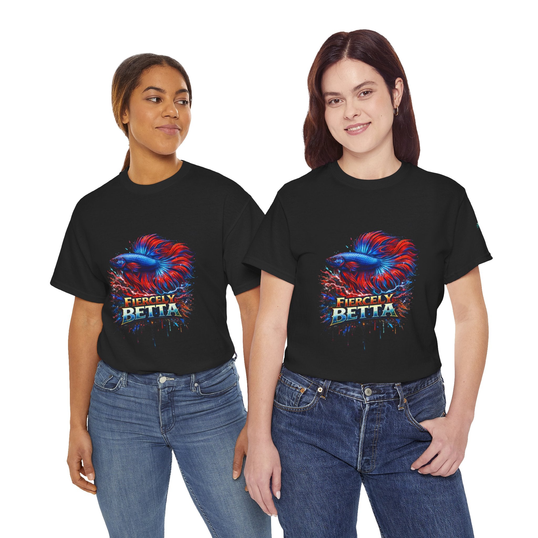 Betta Fish T-Shirt — Fiercely Betta Colorful Aquarium Fish Tee