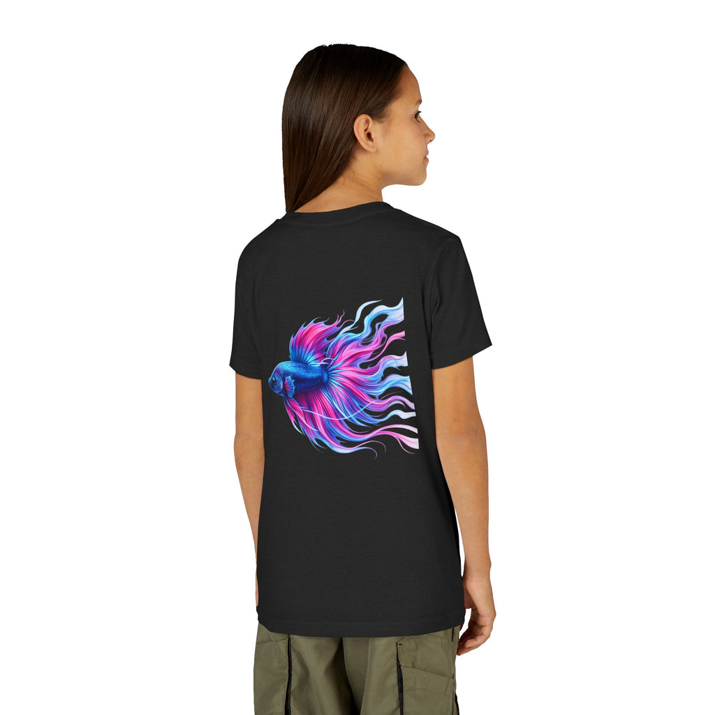 Youth Tee - Colorful Betta Fish Graphic Shirt