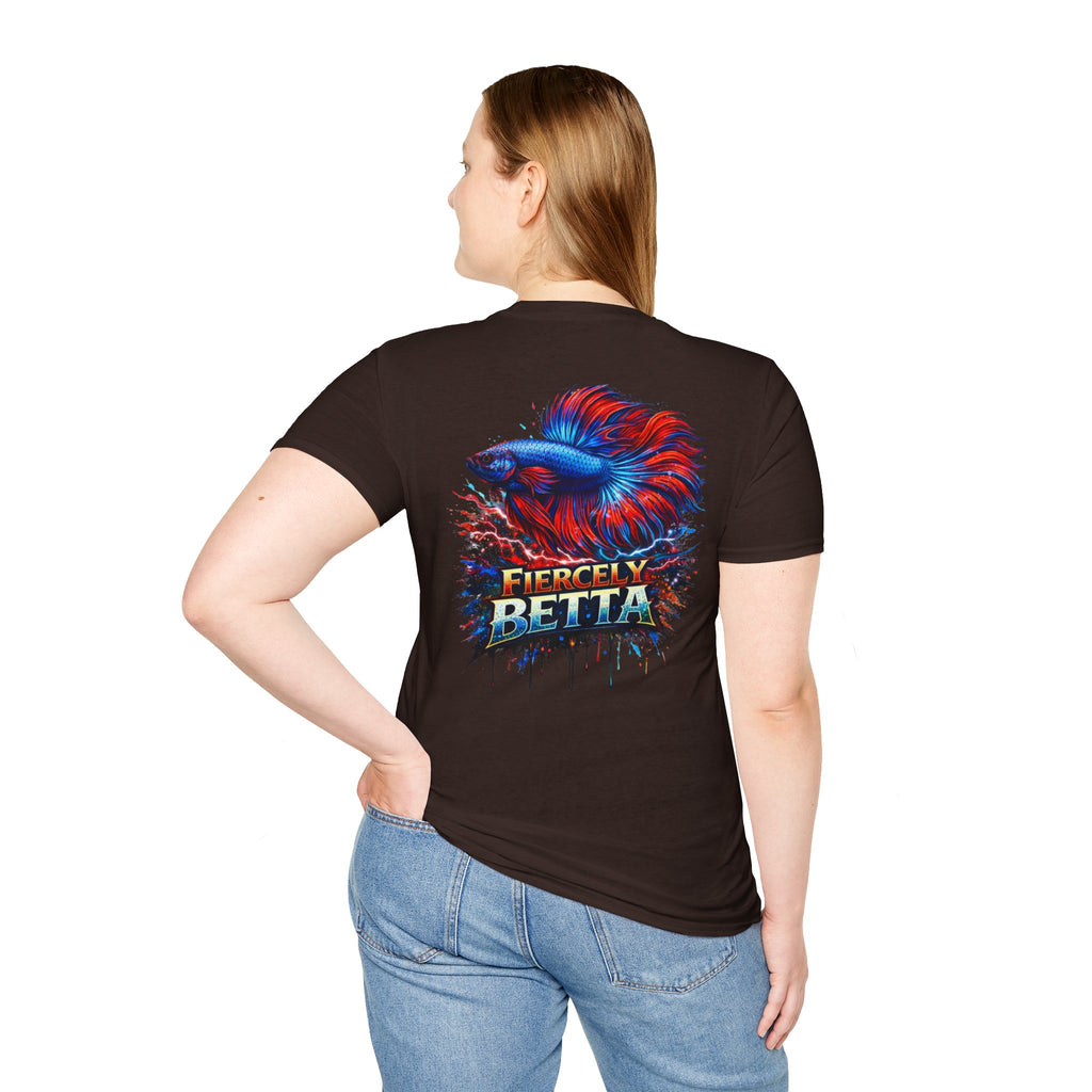 Fiercely Betta T-Shirt — Colorful Betta Fish Graphic Tee