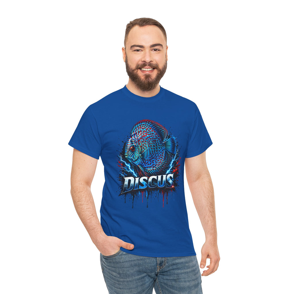 Discus Fish Graphic Tee - Vibrant Aquarium Fish Shirt