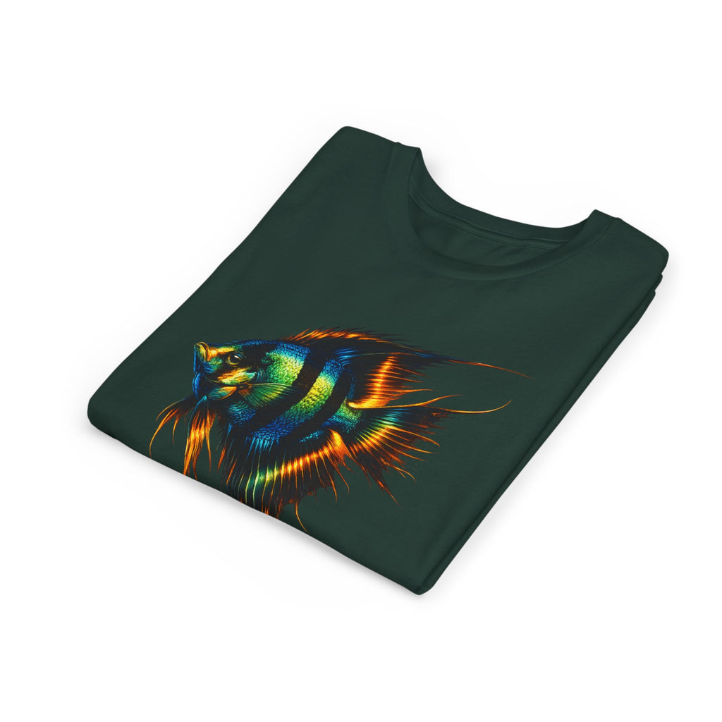 Angelfish Youth Tee – Colorful Aquarium Fish Graphic Shirt for Kids
