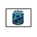 Blue Phantom Pleco Poster — Framed Aquarium Fish Wall Art