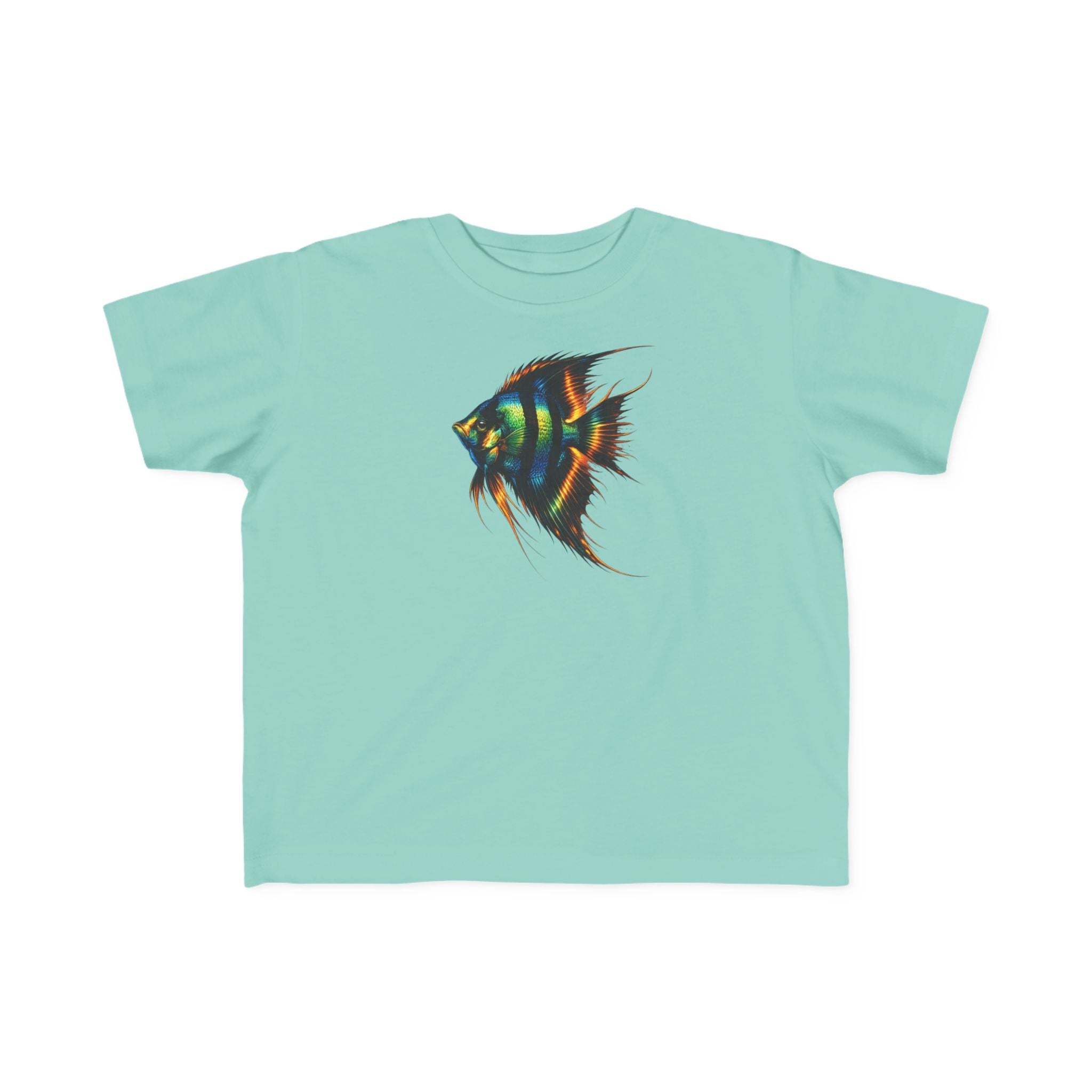 Toddler Fish Tee — Colorful Angelfish Graphic Kids Shirt