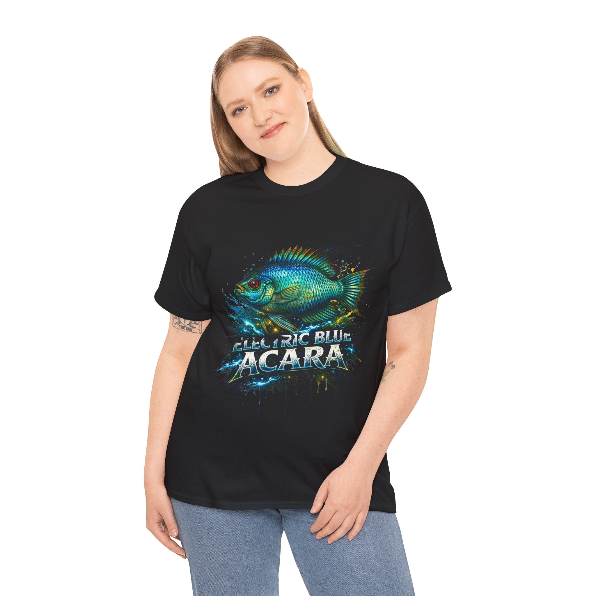Electric Blue Acara – Premium Graphic Tee