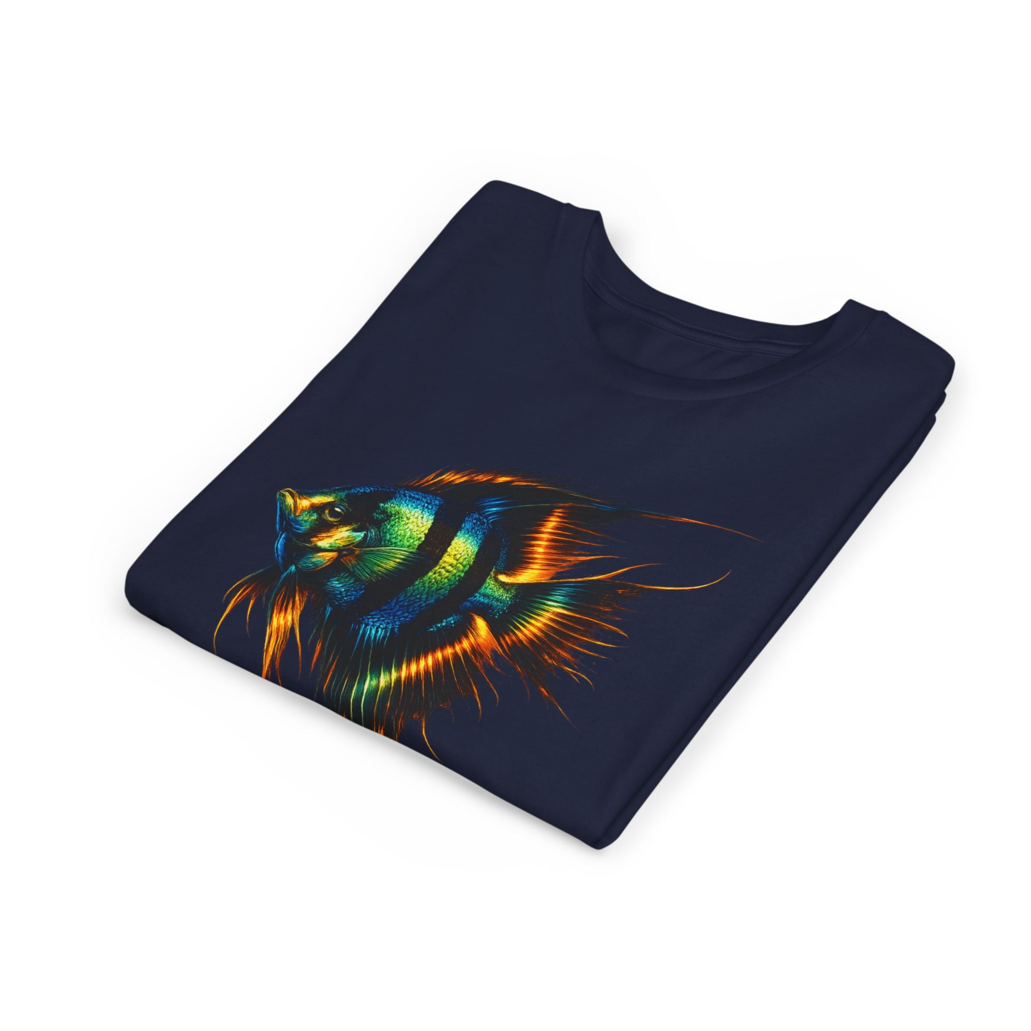 Angelfish Youth Tee – Colorful Aquarium Fish Graphic Shirt for Kids