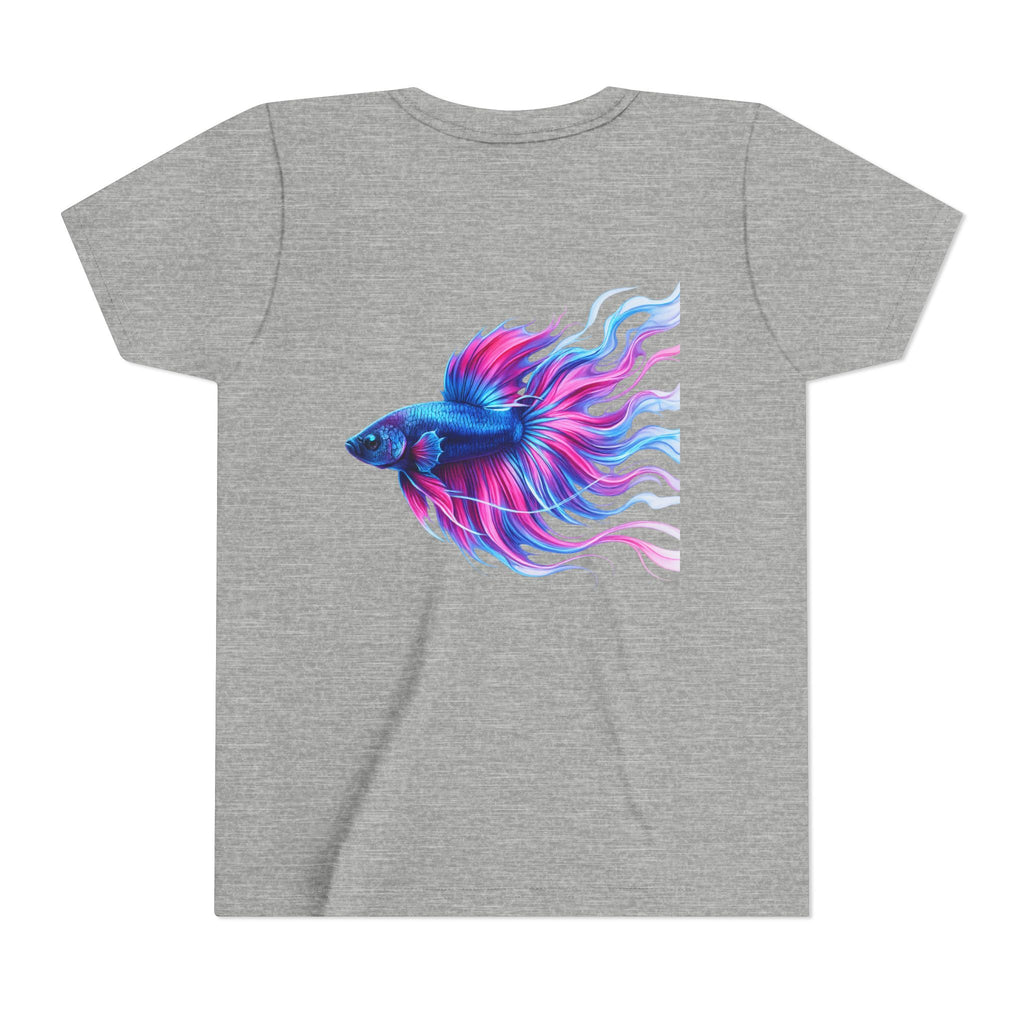 Youth Tee - Colorful Betta Fish Graphic Shirt