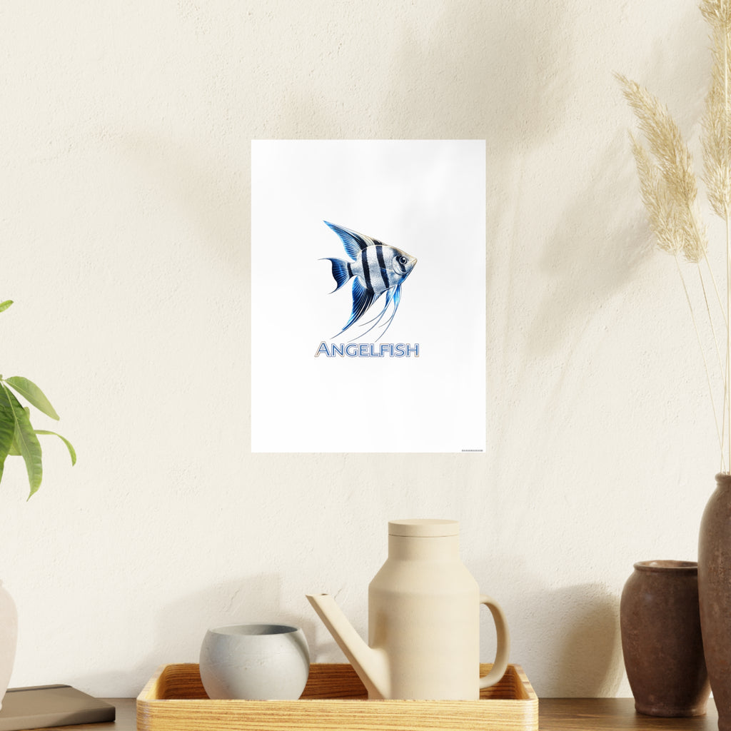 Angelfish – Premium Satin Photo Art Poster