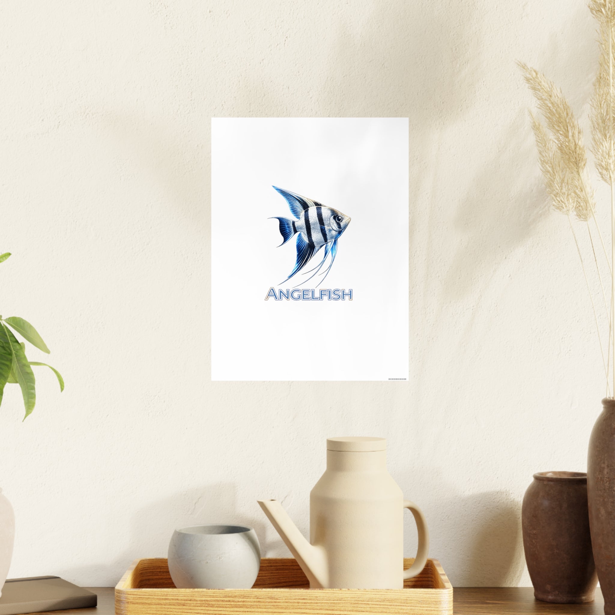 Angelfish – Premium Satin Photo Art Poster