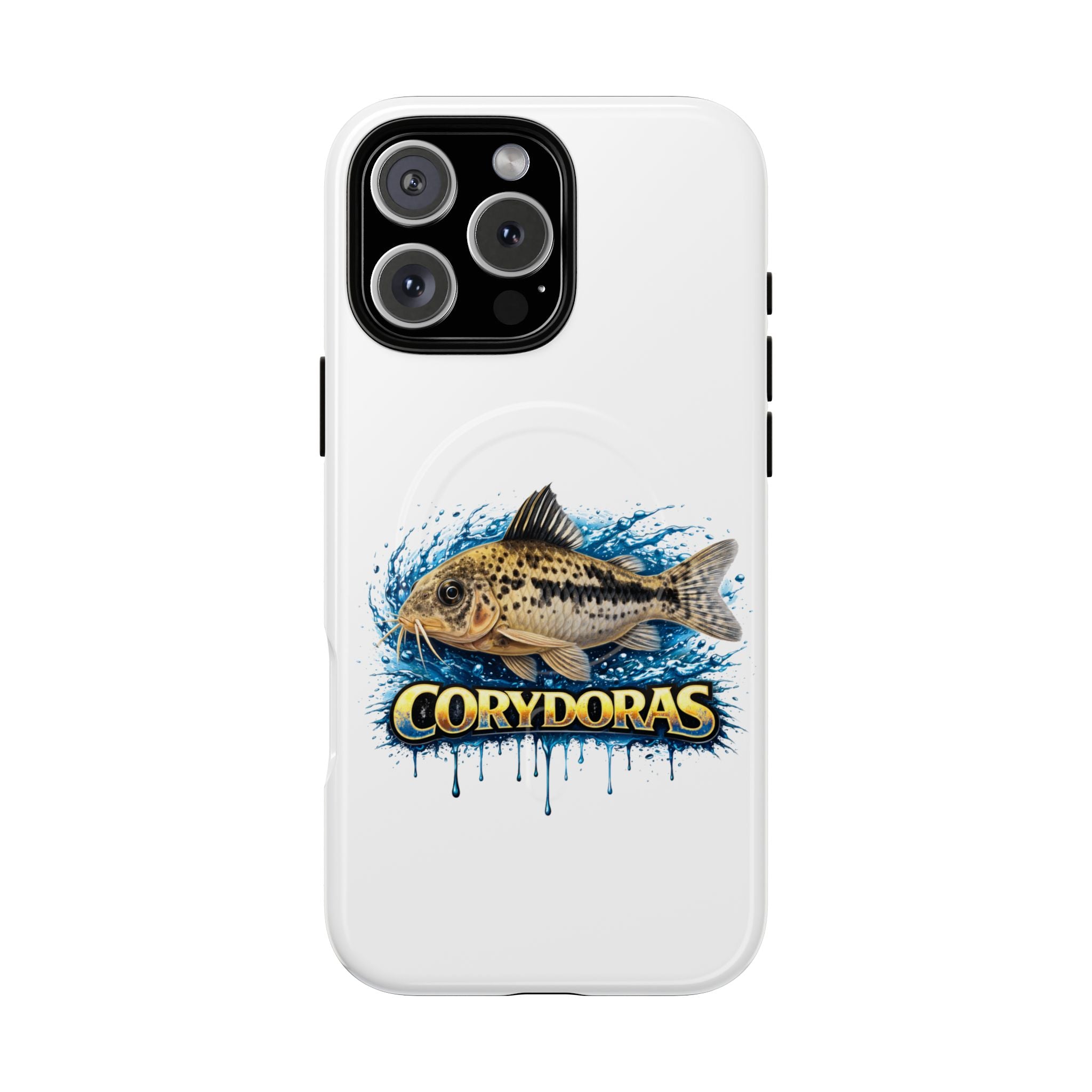 Corydoras Tough Magnetic Phone Case — Protective Fish Aquarium Design
