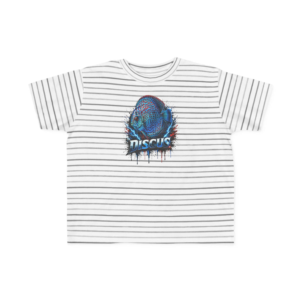 Discus Fish Toddler Tee — Colorful Aquarium Graphic Shirt
