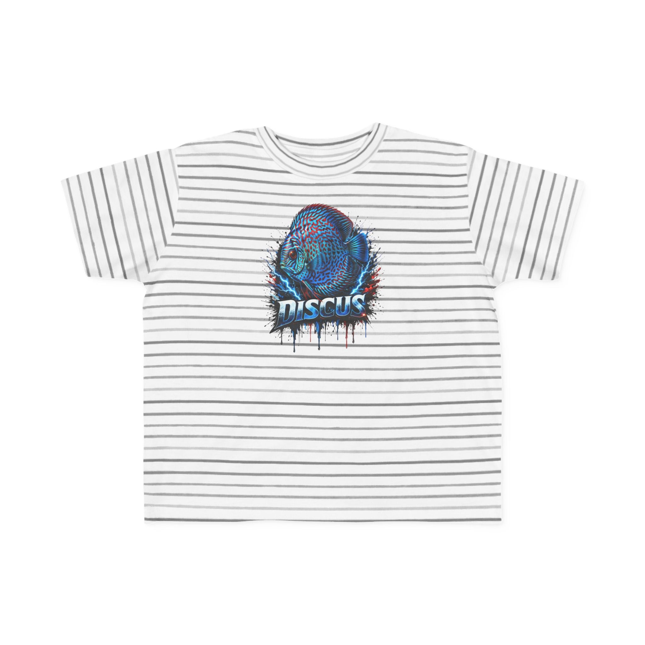Discus Fish Toddler Tee — Colorful Aquarium Graphic Shirt