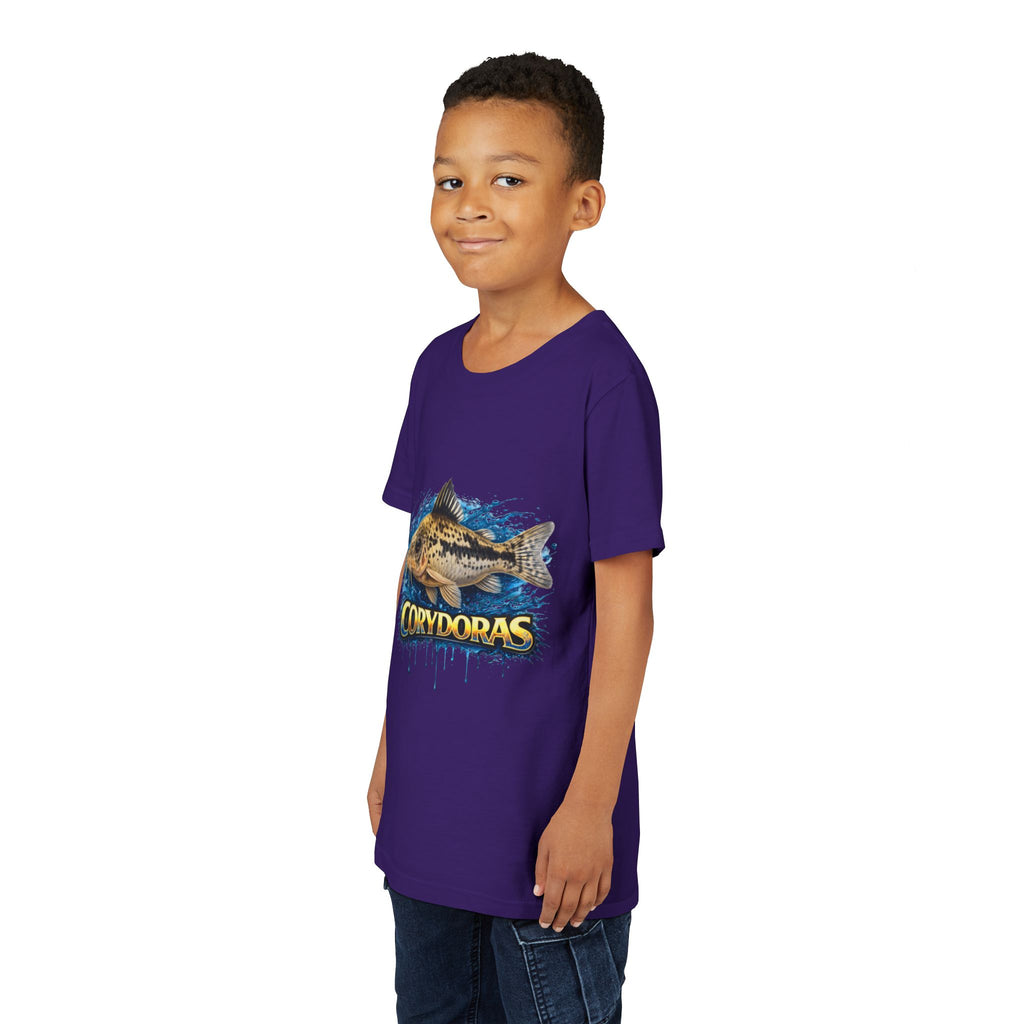 Corydoras Fish Youth Tee – Cute Aquarium Catfish Graphic Shirt