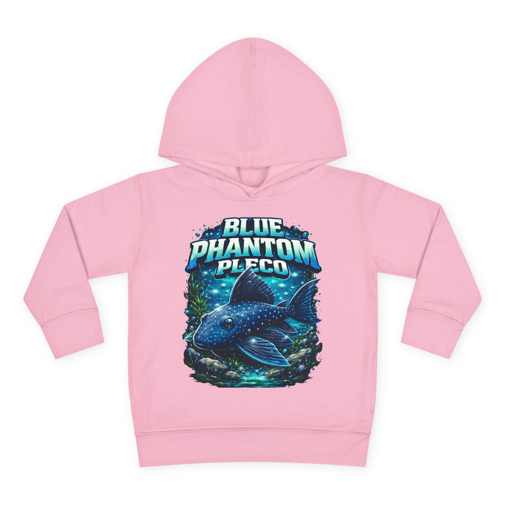 Toddler Hoodie — 'Blue Phantom Pleco' Cute Aquarium Fish Pullover